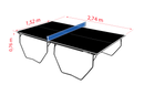 Mesa de Ping-Pong Multi-Funcional cód: KF1087